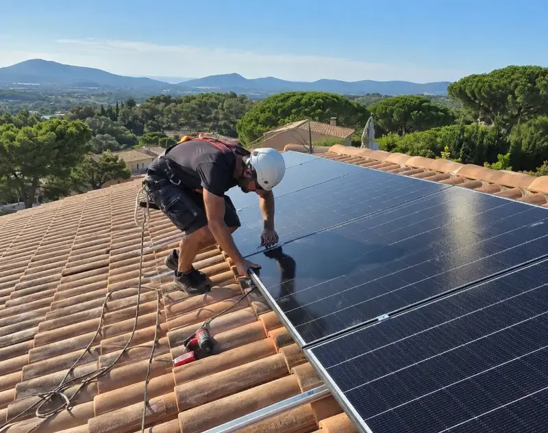 Installateur panneaux solaires Étel — pose photovoltaïque sur toiture