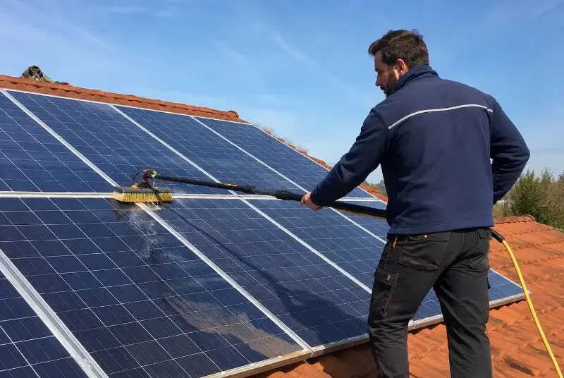 Nettoyage et entretien de panneaux solaires à Étel